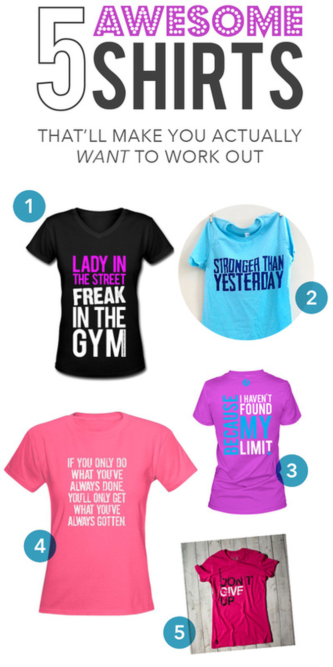 5 Awesome Shirts That'll Make You Actually Want to Work Out